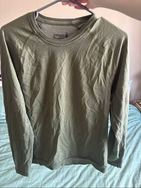 SMARTWOOL Men's Crewneck Sweater in Green
